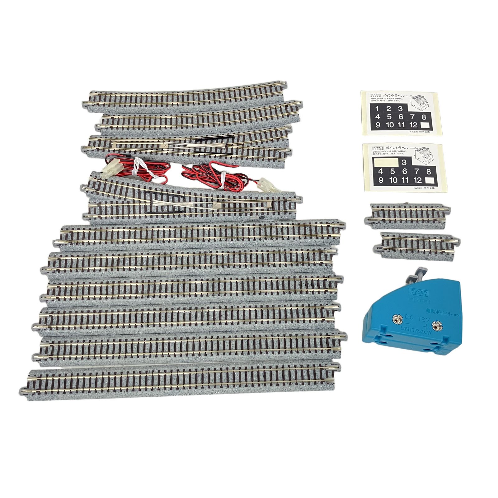 KATO 20-821 ユニトラックNセットシリーズ 電動ポイントセット Nゲージ 鉄道模型 中古 K11233726