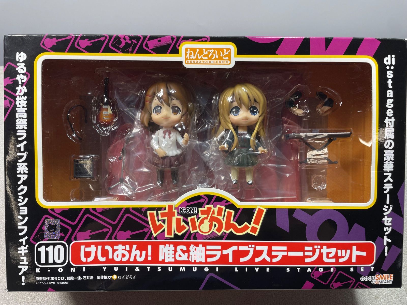 ねんどろいど 110 けいおん！ 唯＆紬 ライブステージセット 未開封扱い