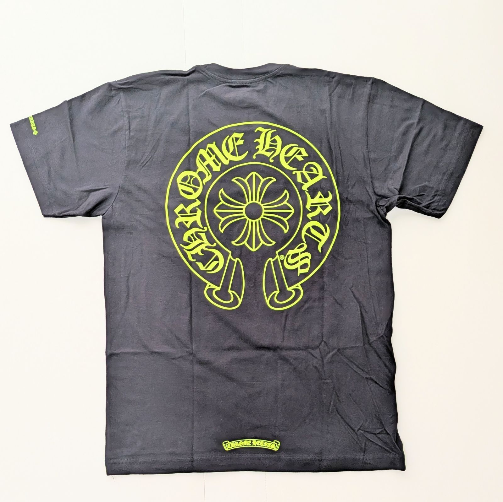 希少☆【CHROME HEARTS】ネオンイエロー ホースシュー Tシャツ Mサイズ