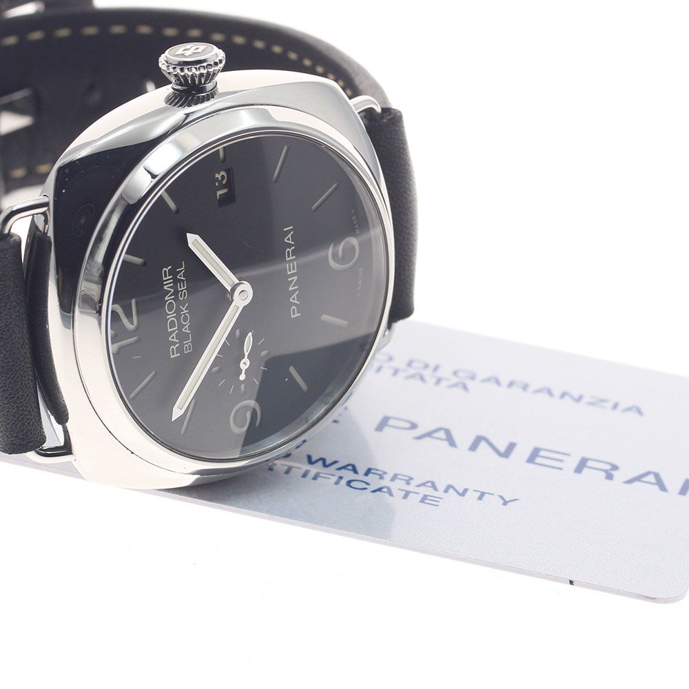 パネライ PANERAI PAM00388 ラジオミール ブラックシール デイト スモールセコンド 自動巻き メンズ 保証書付き_952739 パネライ PANERAI PAM00388 ラジオミール ブラックシール デイト