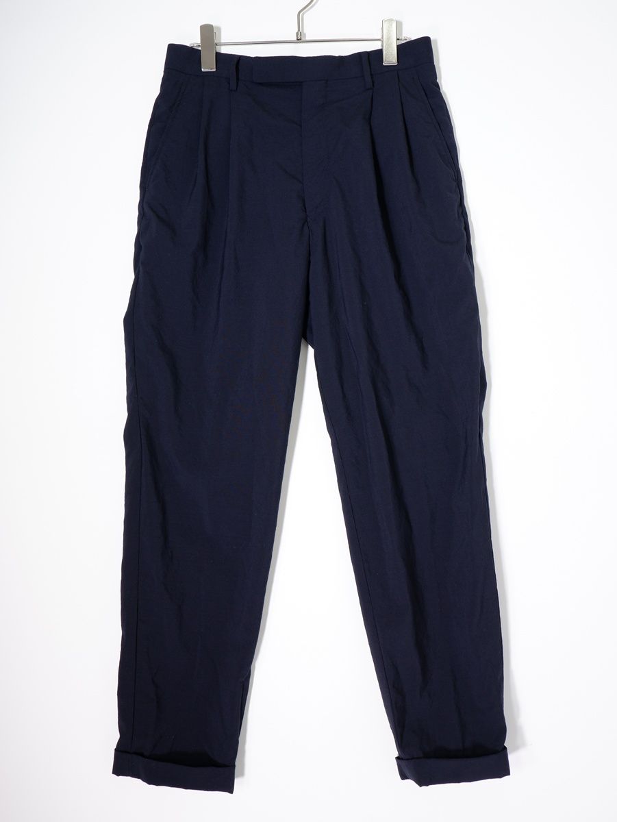 COMOLIコモリ 2022SS WOOL 2TUCK PANTS ウール2タックパンツ【1