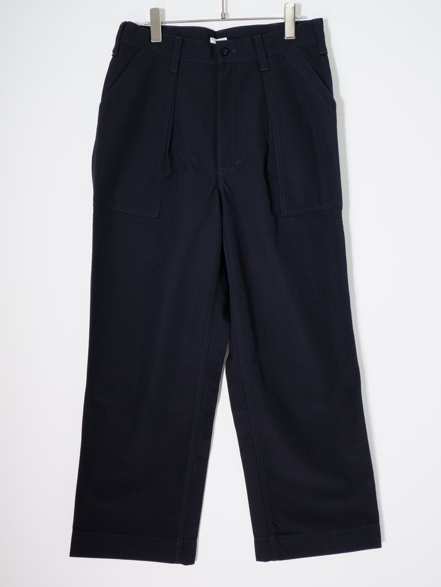 PHIGVEL MAKERS & Co.フィグベル 2023AW C/W FATIGUE TROUSERS/INK BLUEファティーグトラウザーズ ベイカーパンツ【2】【MPTA81637】 PHIGVEL MAKERS & Co.フィグベル 2023AW C/W FATIGUE TROUSERS/INK