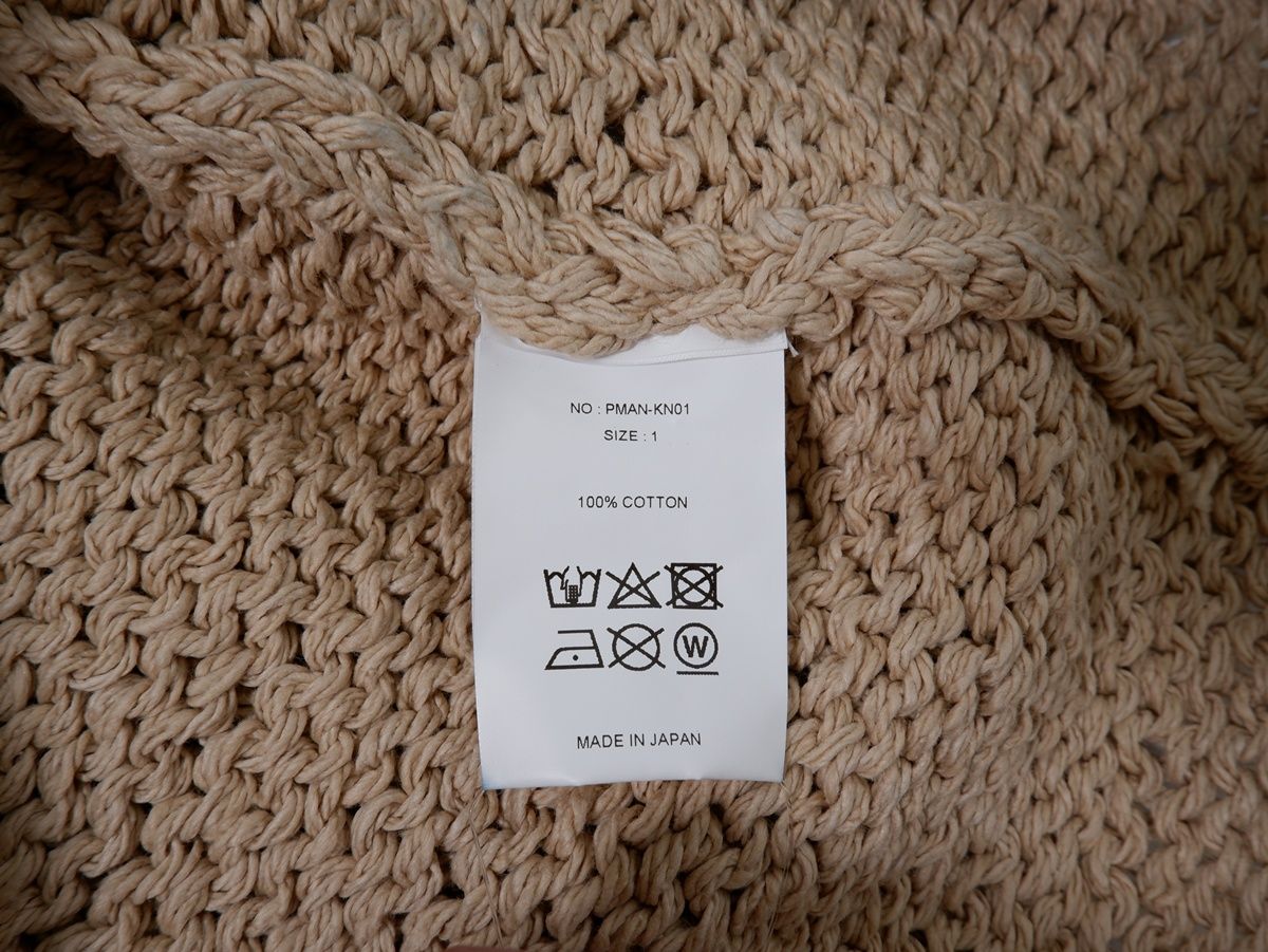 PHIGVEL MAKERS & Co.フィグベル 2022SS HAND-KNITTING SWEATER/DUST