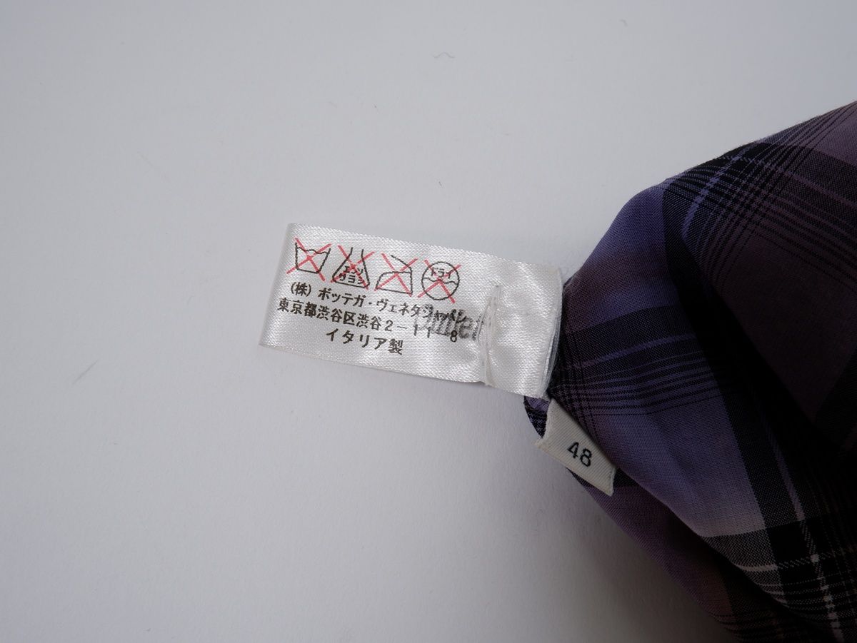 BOTTEGA VENETAボッテガヴェネタ イタリア製 チェックコットンウエスタンシャツ 国内正規品【48】【MSHA81616】 BOTTEGA VENETAボッテガヴェネタ イタリア製 チェックコットンウエスタンシャツ 国内正規品【48】【MSHA81616】