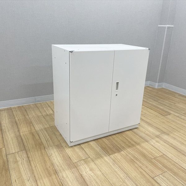 両開き書庫 シンライン500 スチールキャビネット オフィス W900 H950 イトーキ ホワイト