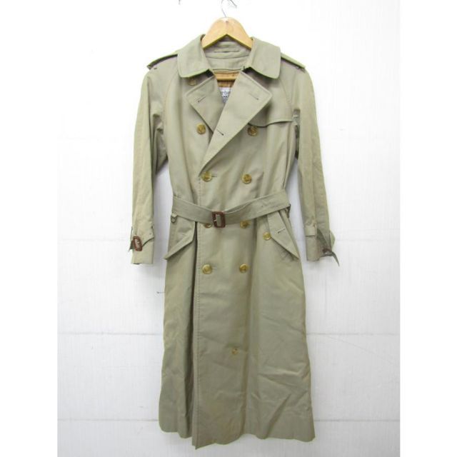 BURBERRY バーバリー 90s ノバチェック トレンチコート 7AB2▽Y3726