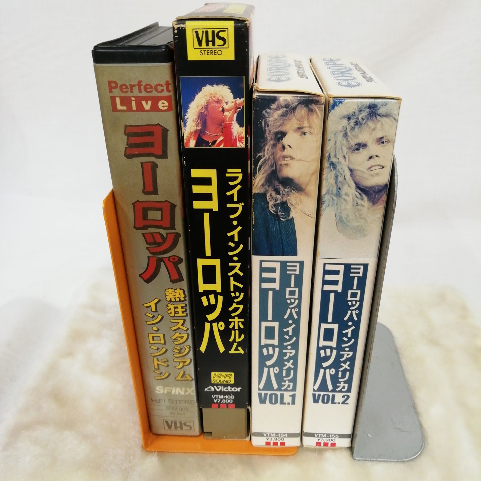 EUROPE ヨーロッパインアメリカ　２本　vhs ビデオテープ ヨーロッパ Europe（ヨーロッパ）希少 貴重ライブ ビデオ すべて日本版