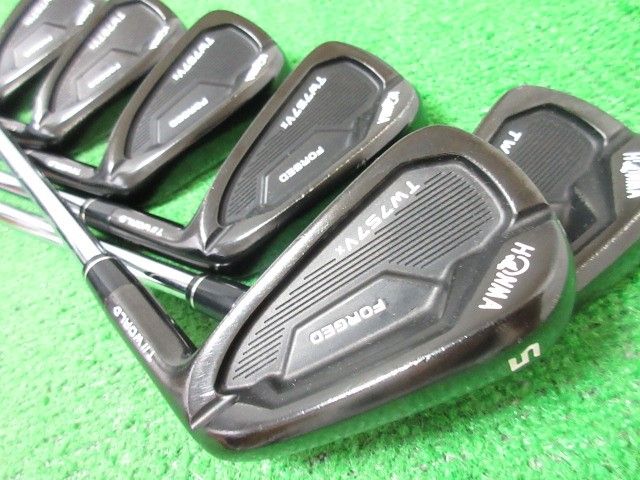 限定 ホンマ ツアーワールド TW757Vx ブラック アイアンセット 6本 #5