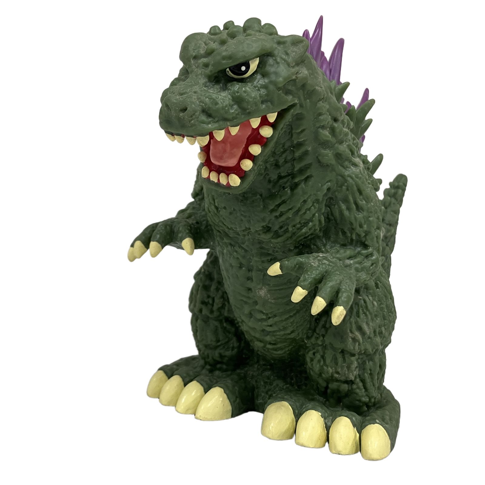 ゴジラ2000 ミレニアム ゴジラ ソフビ フィギュア 貯金箱 トヨタカローラ 東宝 中古 O11212907