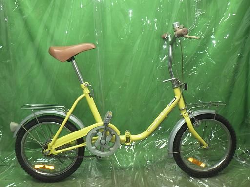 【中古】Pumpkin Club 折り畳み自転車 16インチ