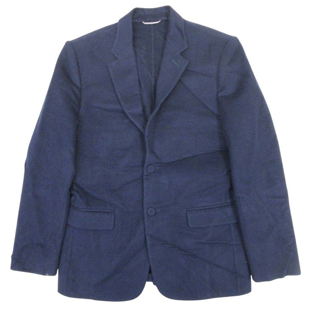 未使用 DIOR HOMME ディオールオム カシミヤ100％ テーラードジャケット ノッチドラペル 2釦 シングルブレスト 46 ネイビー メンズ 古着 中古 USED 未使用 DIOR HOMME ディオールオム カシミヤ100％ テーラード