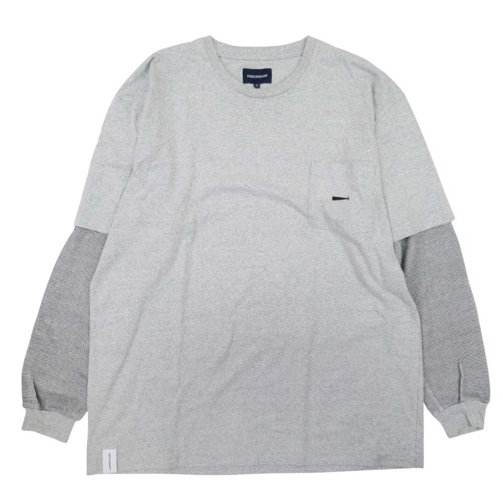 美品 DESCENDANT ディセンダント 19ss MILITIA LAYERED TEE レイヤード 美品 DESCENDANT ディセンダント 19ss MILITIA LAYERED TEE レイヤード