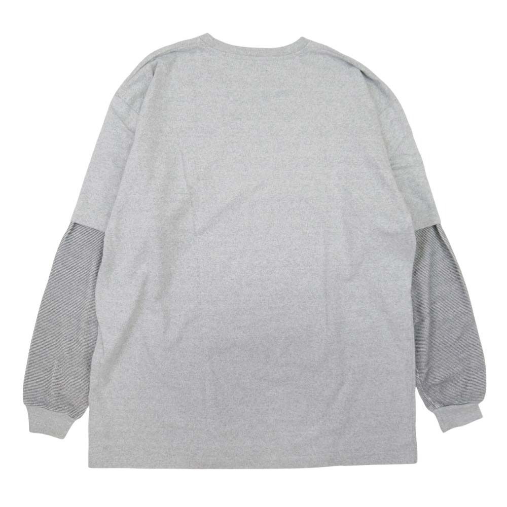 美品 DESCENDANT ディセンダント 19ss MILITIA LAYERED TEE レイヤード