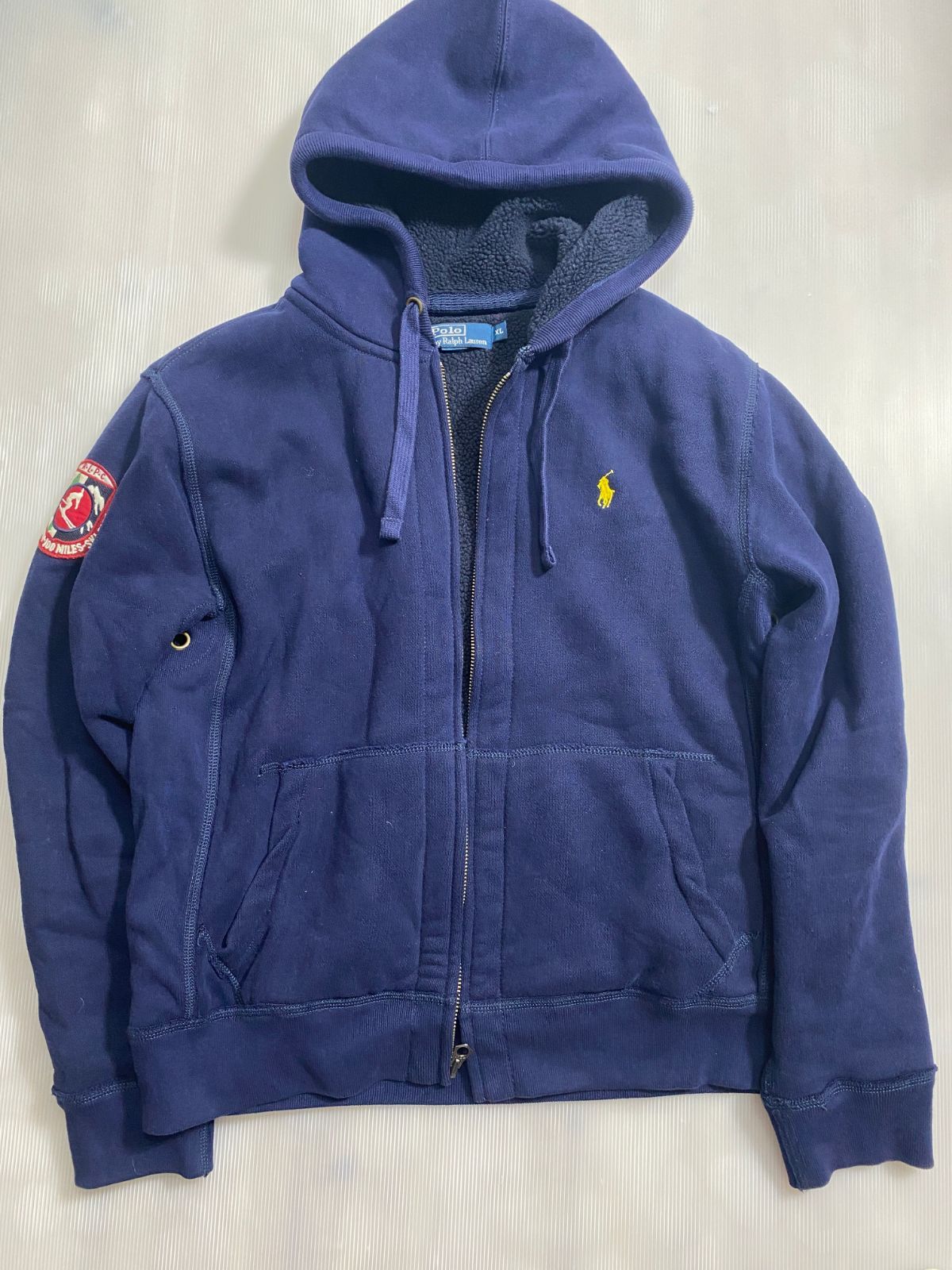 POLO ラルフローレン ネイビー フルジップパーカー サイズXL H A032910