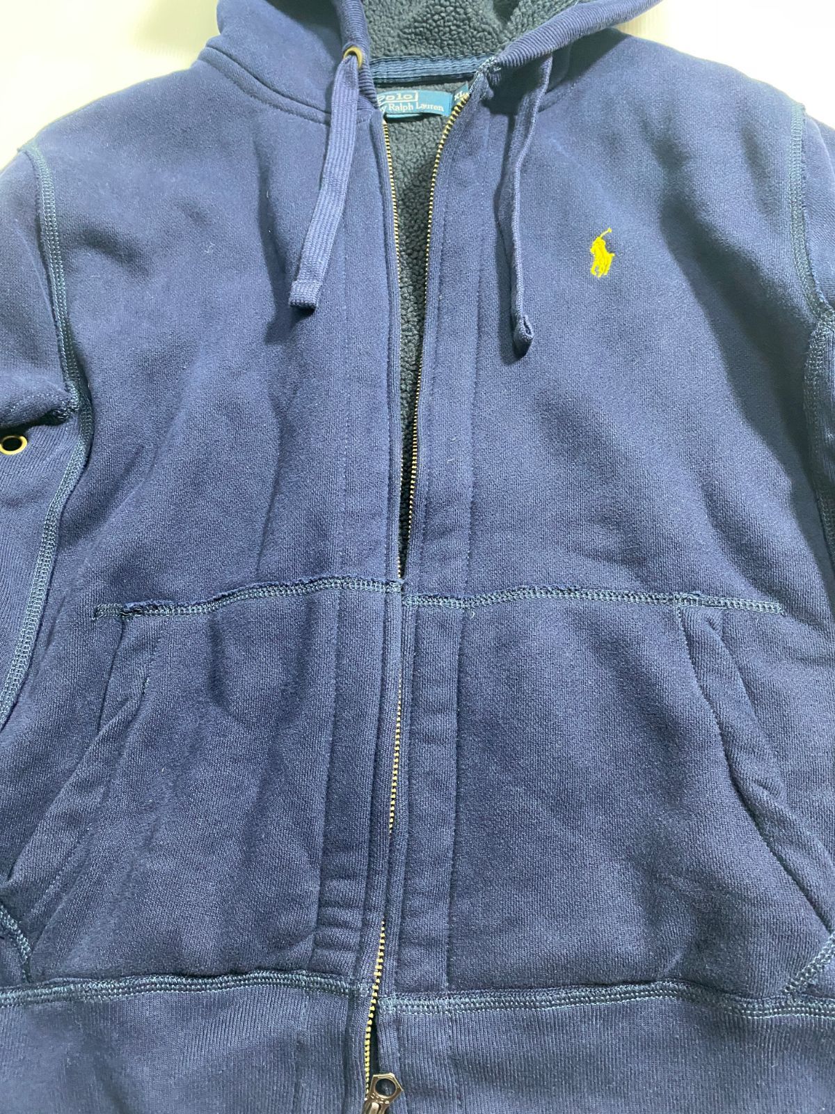 POLO ラルフローレン ネイビー フルジップパーカー サイズXL H A032910