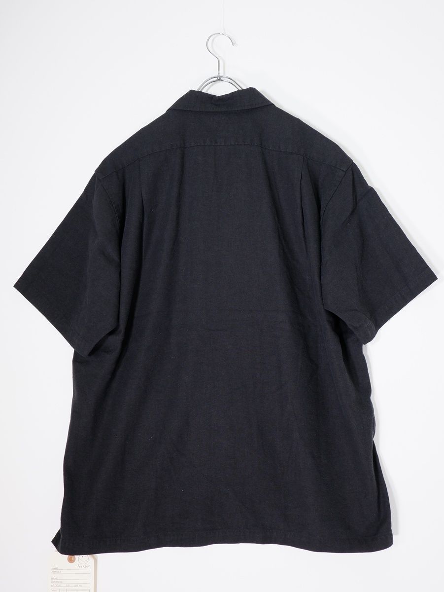 JACKSON MATISSEジャクソンマティス 2026SS Open collar short sleeve shirtシルクリネン半袖シャツ新品【M】【MSHA81967】