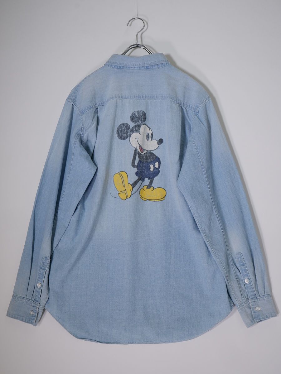 JACKSON MATISSEジャクソンマティス 2026SS MickeyMouse Chambray shirtミッキーマウス シャンブレーシャツ新品【M】【MSHA81974】