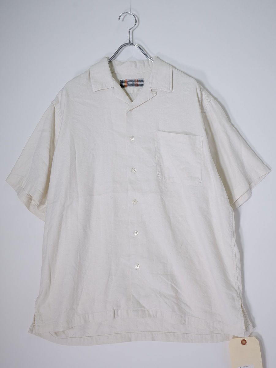 JACKSON MATISSEジャクソンマティス 2026SS Open collar short sleeve shirtシルクリネン半袖シャツ新品【M】【MSHA81966】