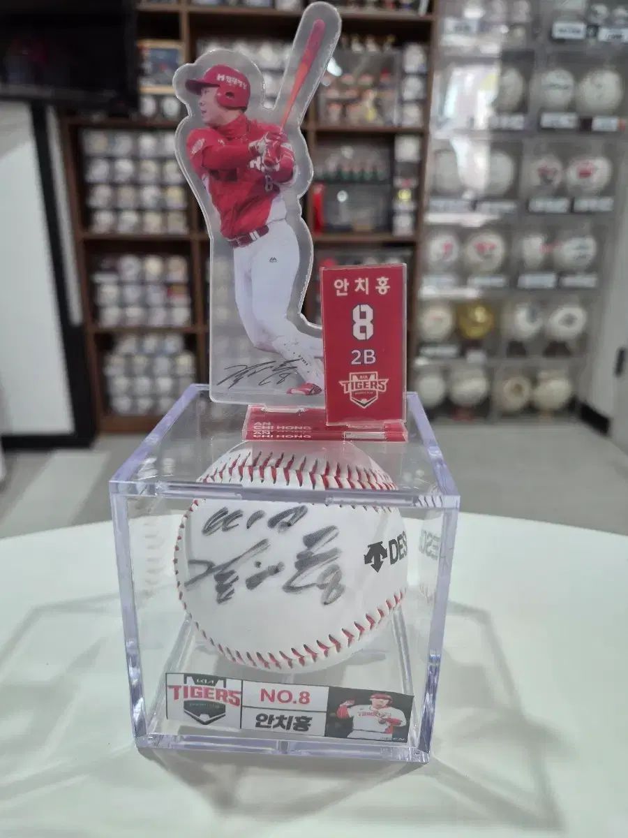 KIAタイガース(キア・タイガース) アン・チホン サインボール + Arcs アークス フィギュア まとめ売り
