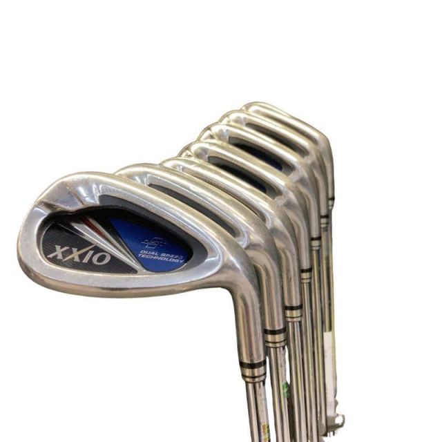 【中古】 ダンロップ XXIO(2014) 8S アイアンセット IR NS PRO 900GH D.S.T for XXIO (フレックスS) メンズ 男性用 右利き 右用 Cランク ゴルフクラブ