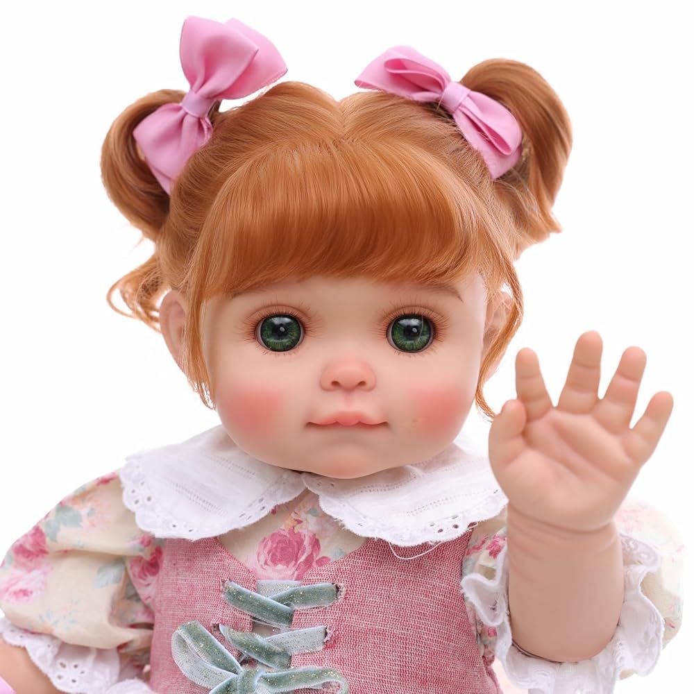 ★新品★リボーンドール フルボディー可愛すぎる女の子 お洋服付き★45cm 訳あり新品☆外箱段ボールにキズ・汚れあり・中身は新品です】18インチ