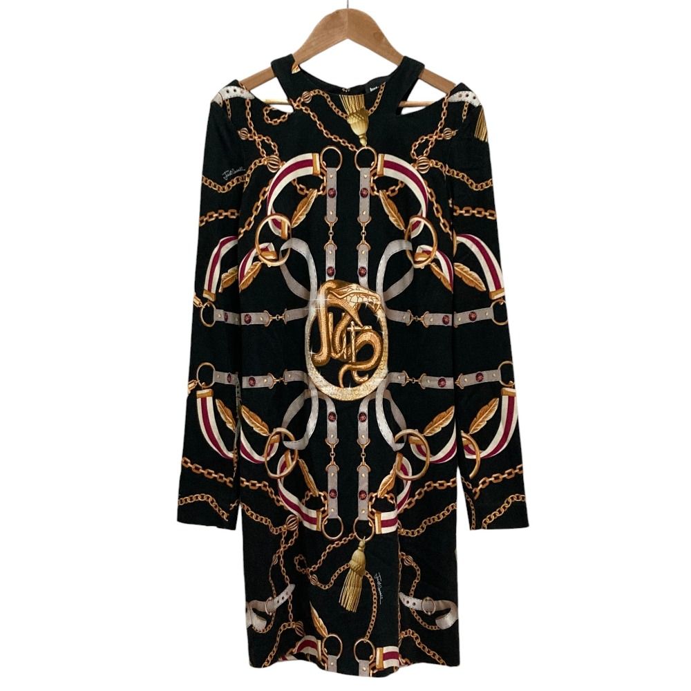 良品 Just Cavalli ジャストカヴァリ オープンショルダー チェーン