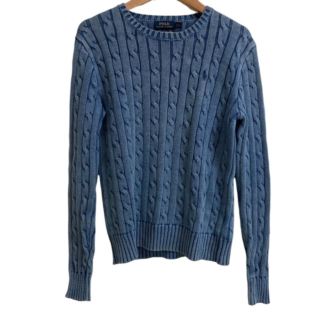 良品 POLO RALPH LAUREN ポロラルフローレン コットン ケーブルニット 