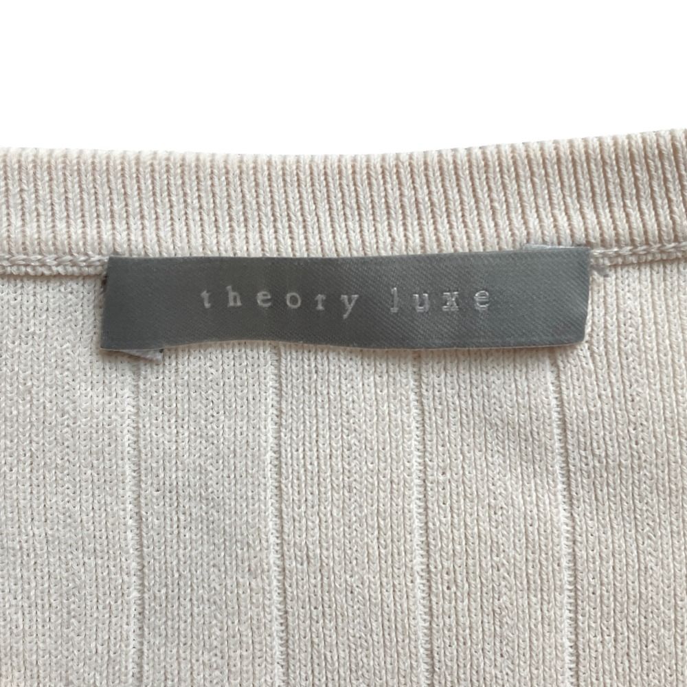 美品 23SS Theory luxe セオリーリュクス CHIARO ニットカットソー 38