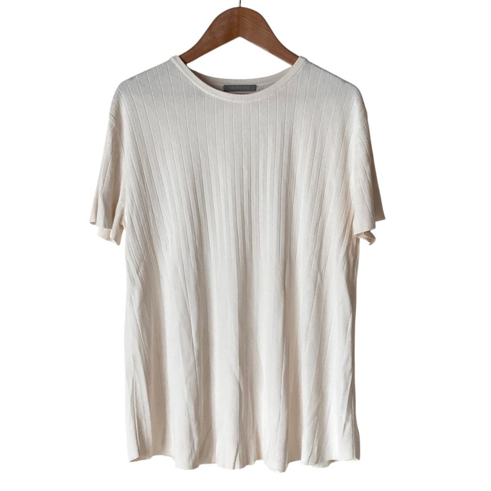 theory luxe セオリーリュクス Tシャツ・カットソー M ベージュ 【古着】【中古】【送料無料】 Theory luxe - theory luxe セオリーリュクス ブラウス M ベージュ