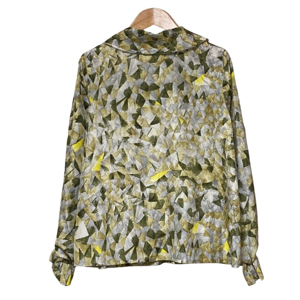 mina perhonen ミナペルホネン 丸襟 ブラウス 定価2.5万】ミナペルホネン mina perhonen sumu コットンシフォン丸襟