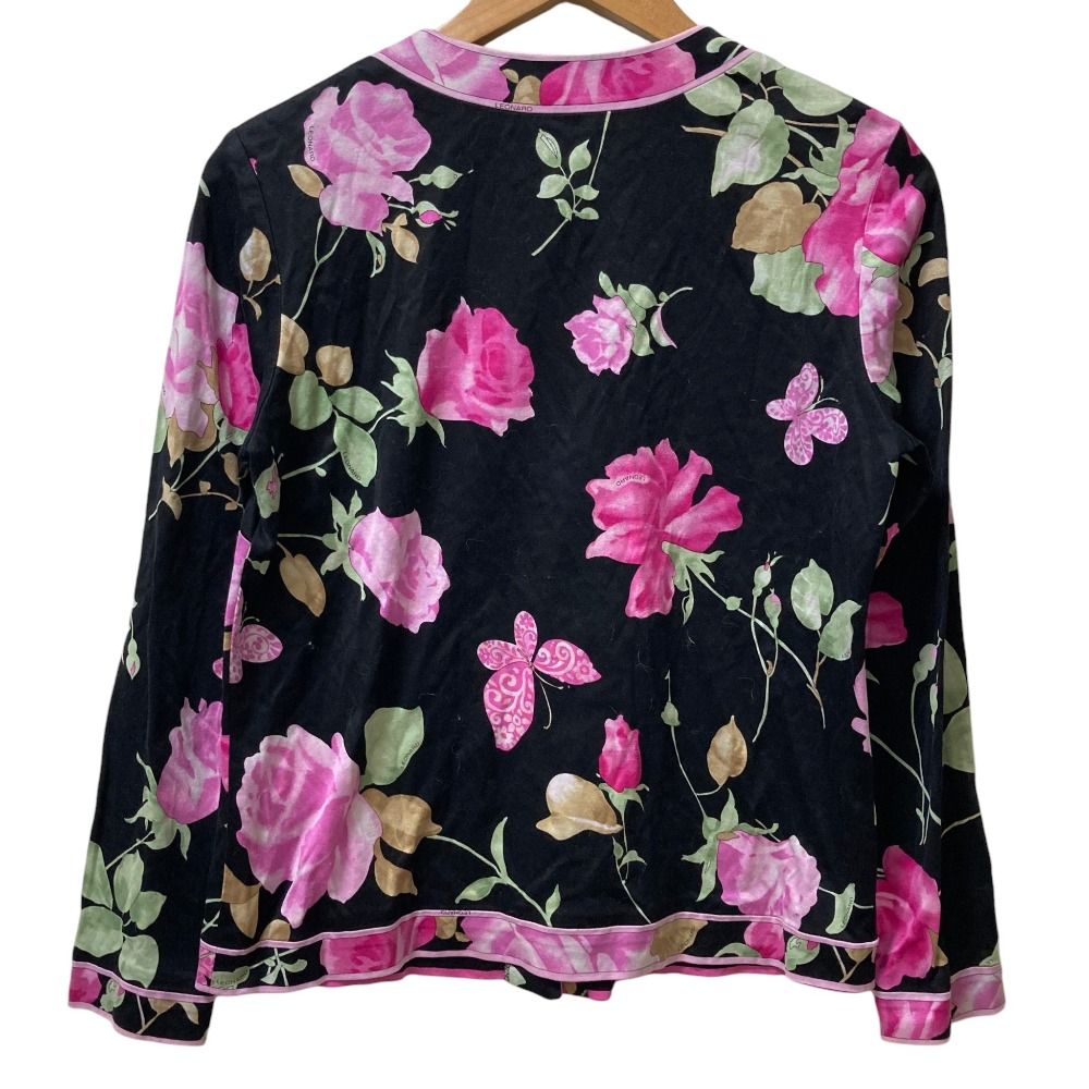 美品 LEONARD FASHION レオナールファッション フラワープリント