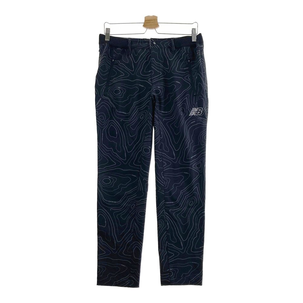 サイズ：4 NEW BALANCE GOLF ニューバランス ストレッチパンツ 総柄 ブラック系 [240101675281] ゴルフウェア メンズ ストスト