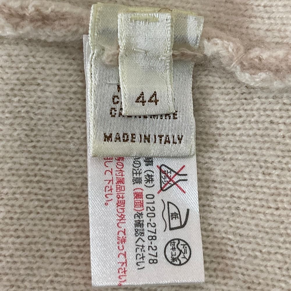 良品 Agnona アニオナ カシミヤ100％ ニットジャケット カーディガン