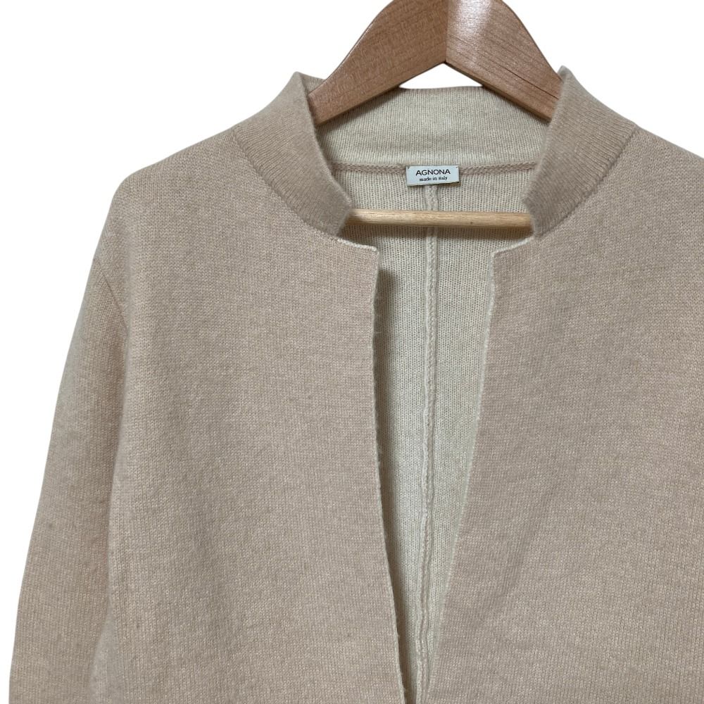 良品 Agnona アニオナ カシミヤ100% ニットジャケット カーディガン 良品 Agnona アニオナ カシミヤ100% ニットジャケット カーディガン