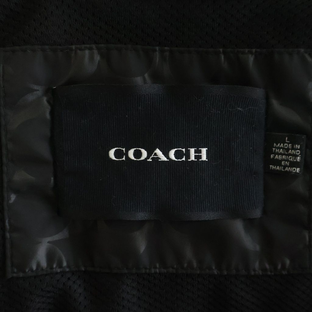 COACH (コーチ) SIGNATURE WINDBREAKER フロントシグネチャーロゴ