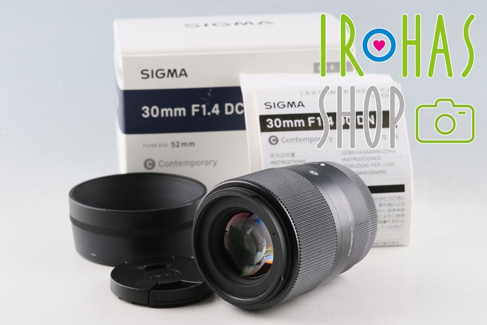 Sigma C 30mm F/1.4 DC DN Lens for Canon EF-M With Box #63987L7