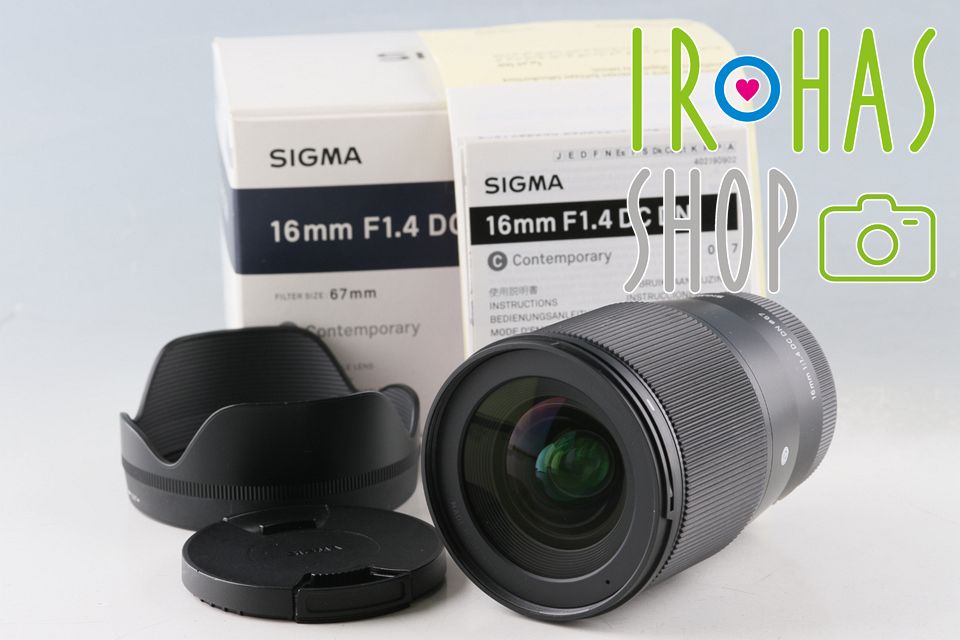 Sigma C 16mm F/1.4 DC DN Lens for Sony E With Box #63984L7