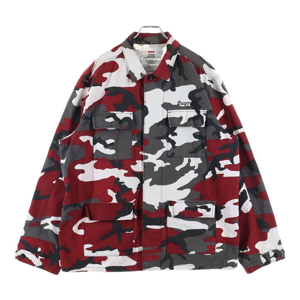 SUPREME (シュプリーム) 18SS Hellraiser BDU Shirt Red Camo ヘル