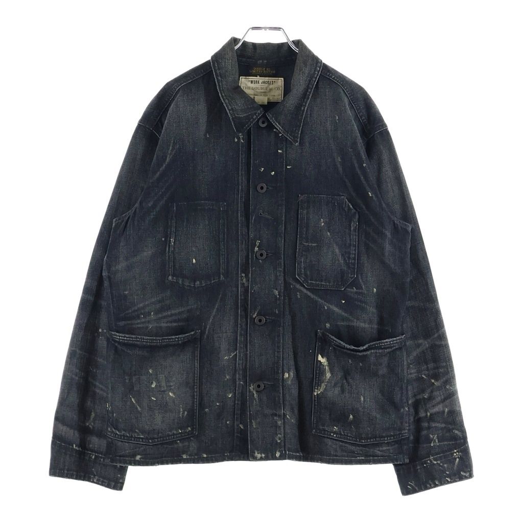 RRL (ダブルアールエル) LIMITED EDITION 200着限定 CHORE JACKET ペンキ加工 カバーオール ブラック