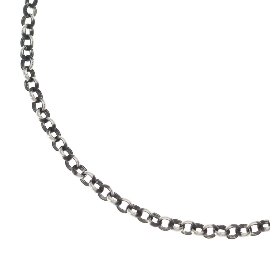 CHROME HEARTS (クロムハーツ) NECKCHAIN R18 ロールチェーンネックレス 18inch シルバー BCA083