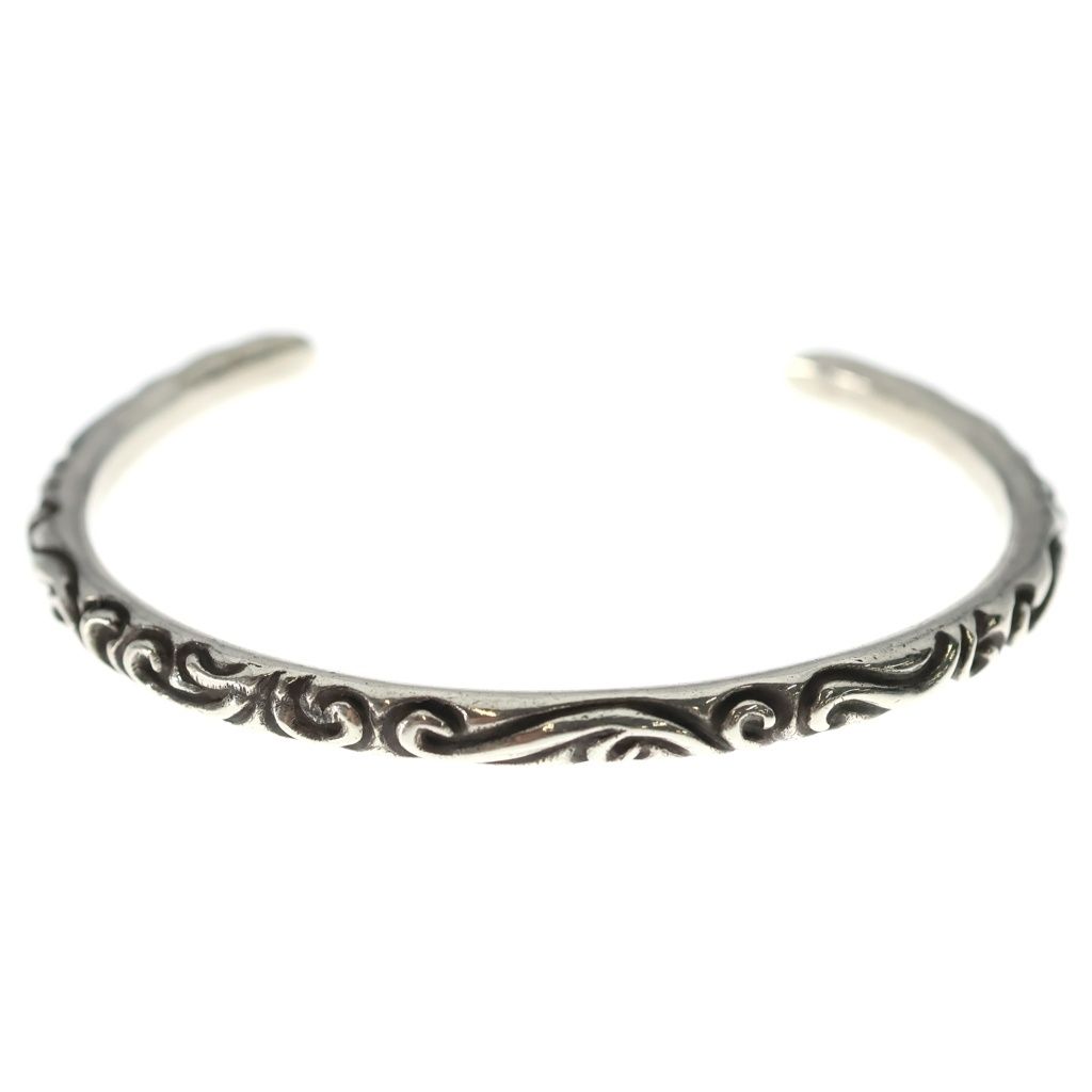 CHROME HEARTS (クロムハーツ) BANGLE SCROLL スクロールバンドバングル ブレスレット シルバー BCA127