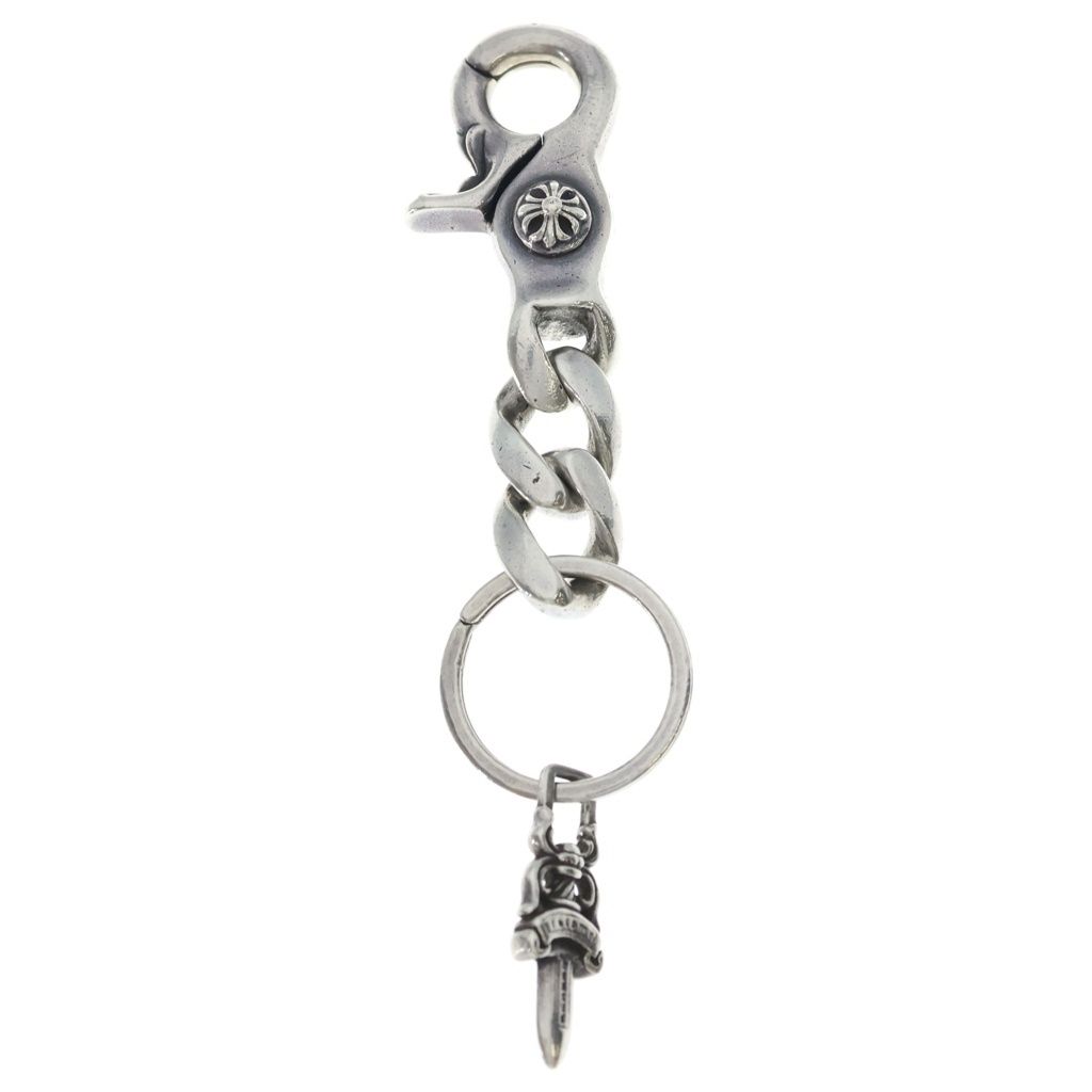 CHROME HEARTS (クロムハーツ) CLP CHN CLASSIC-S/ショートクラシックリンク キーチェーン シルバー BCA070