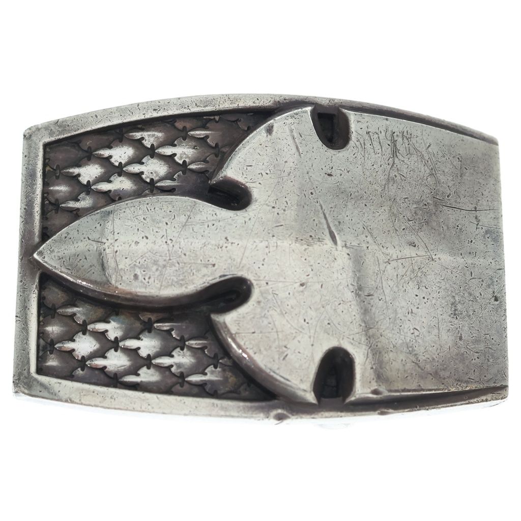 CHROME HEARTS (クロムハーツ) BUCKL MIL FLERKNEE シングルミリタリーフレアニー シルバーバックル