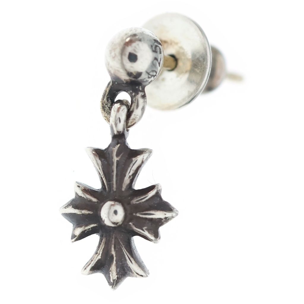 CHROME HEARTS (クロムハーツ) TNY E CH PLS タイニーE CHプラス ドロップピアス シルバー BCA119