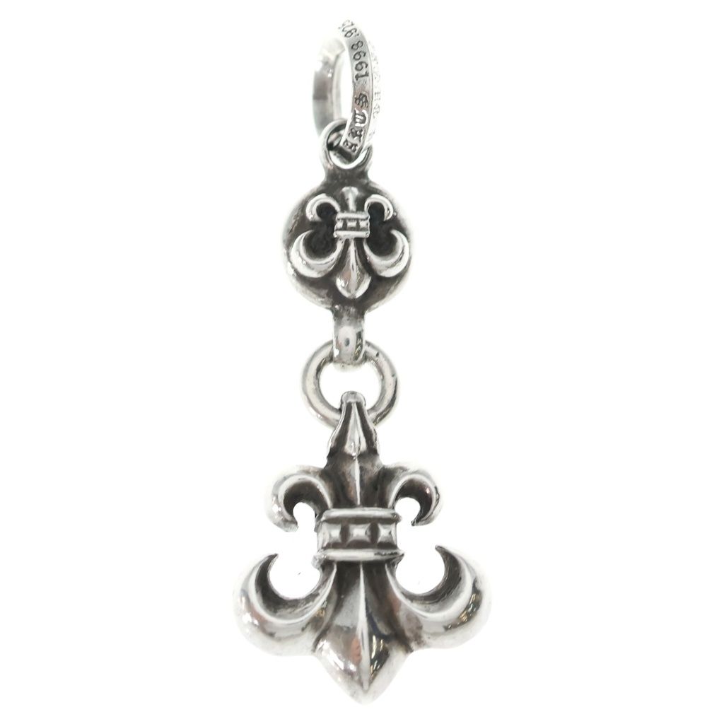 CHROME HEARTS (クロムハーツ) 1BALL BS FLEUR 1ボールBSフレアチャーム ペンダントトップ シルバー BCA198