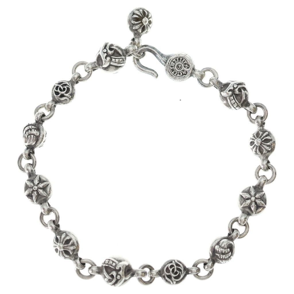 CHROME HEARTS (クロムハーツ) NO1 MULTI BALL #1マルチボールブレスレット シルバー BCA175