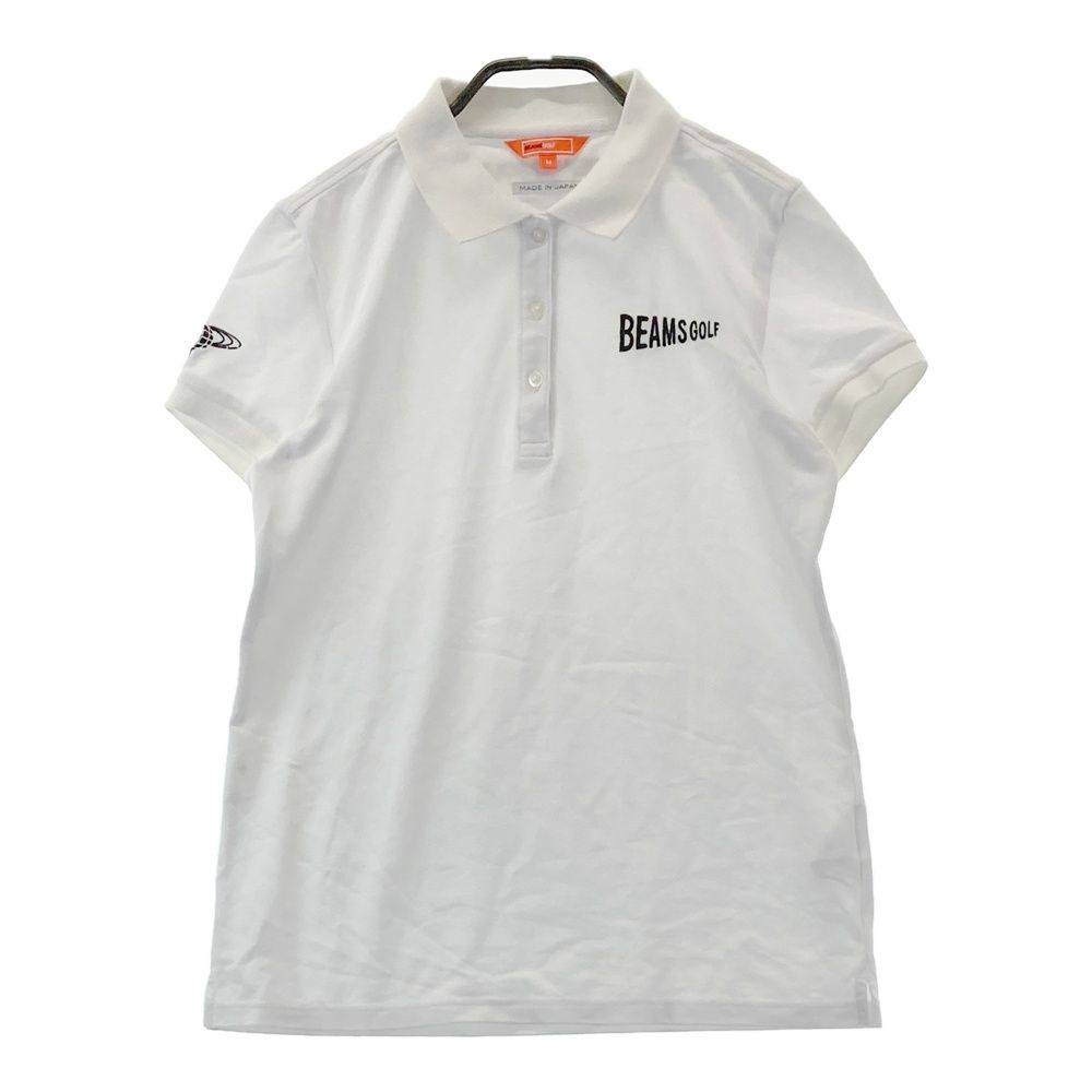 BEAMS GOLF ホワイト ポロシャツ M サイズ：M BEAMS GOLF ビームスゴルフ 半袖ポロシャツ ホワイト系