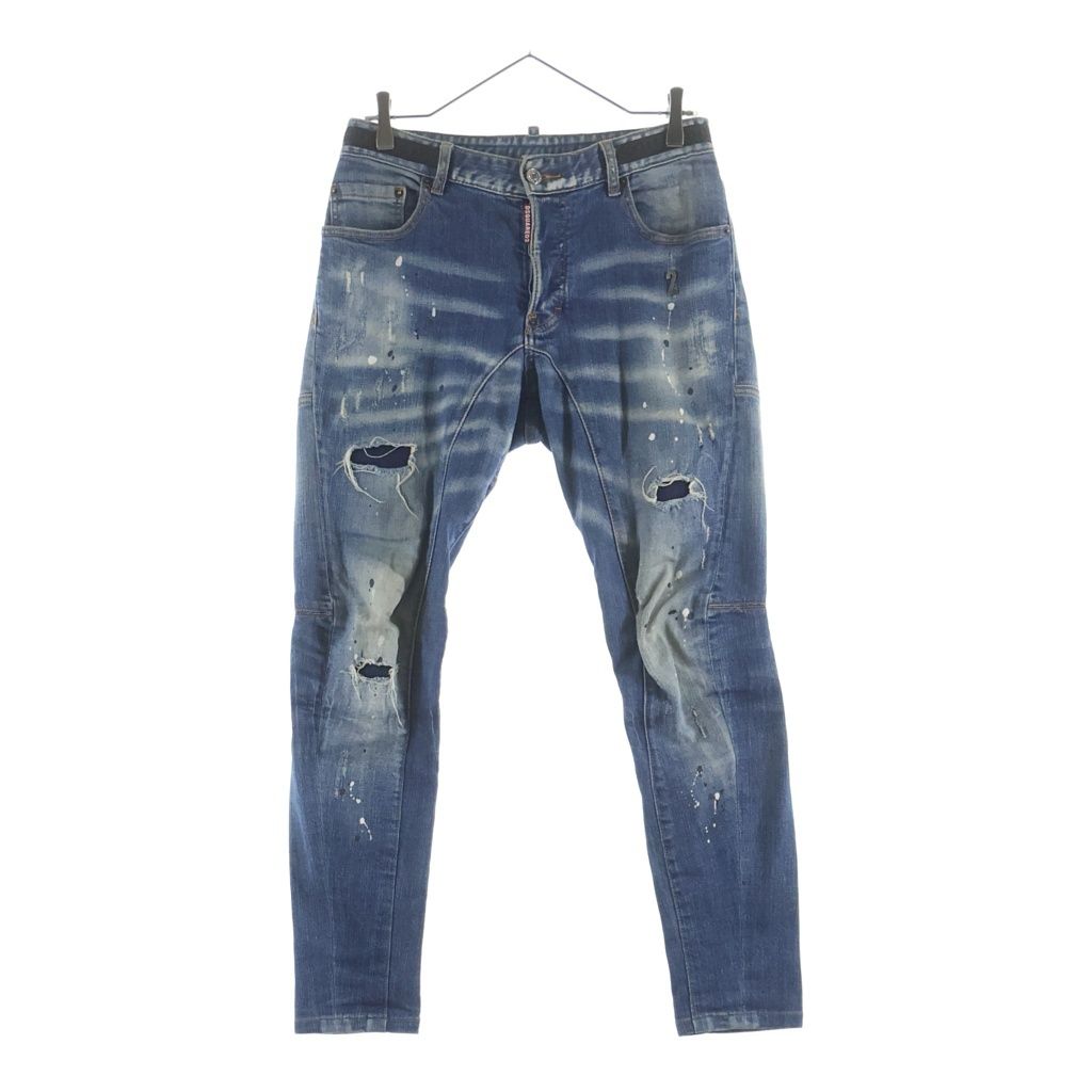 DSQUARED2 (ディースクエアード) ダメージ ペイント 加工 スキニー 
