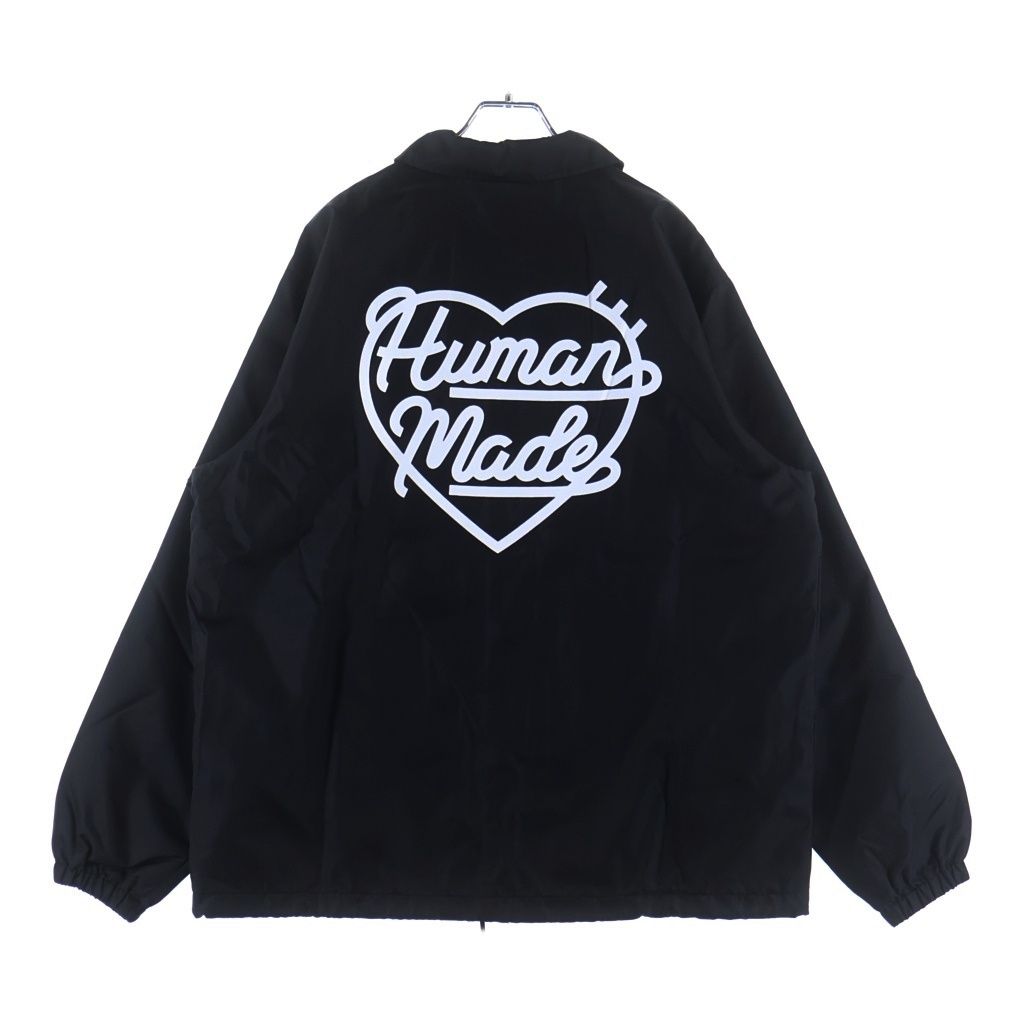 HUMAN MADE (ヒューマンメイド) 24SS COACH JACKET ロゴデザイン コーチジャケット ブラック HM23JK011