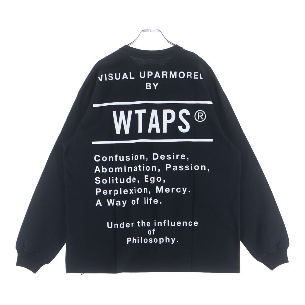 WTAPS (ダブルタップス) 23AW 長袖クルーネックカットソー ブラック